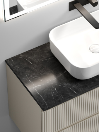 Столешница Sancos TT100A1 100х50 накладная цвет черный